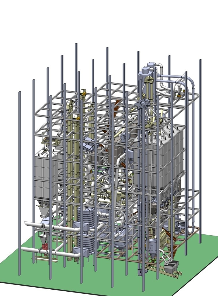 The 3 d model for turnkey project