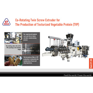 Pre-Shipment Commissioning of Extruder for Texturized Vegetable Protein (TVP)