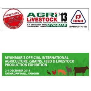 IDAH to participate in Agri Livestock 2013 in Myanmar